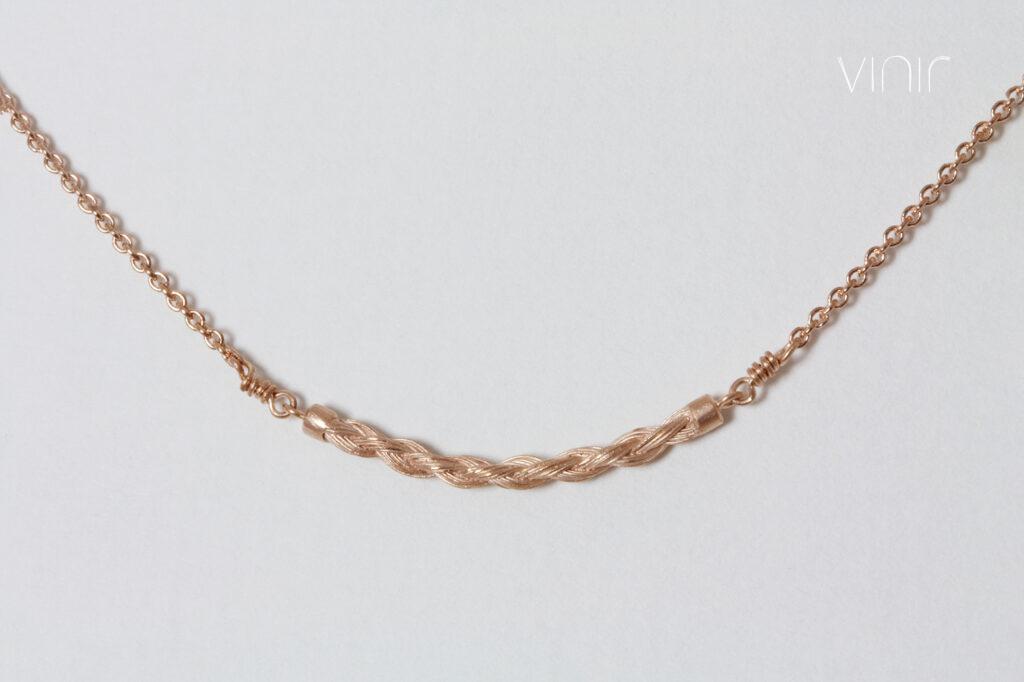 Collier: Kordel Variation – roségold